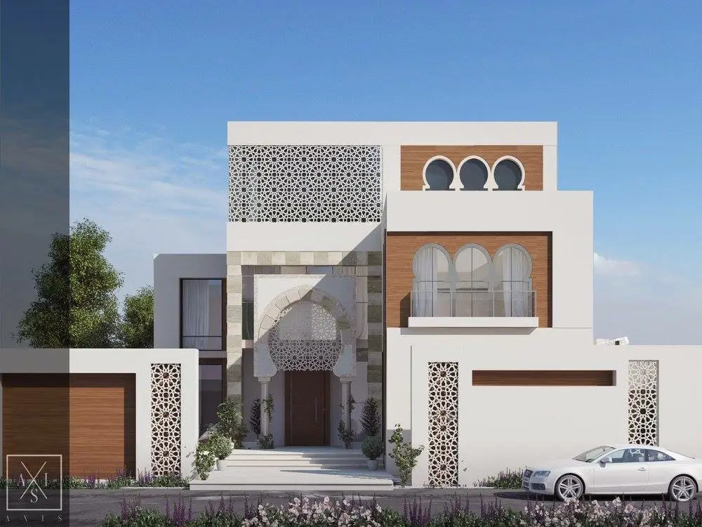 Andalusian / Islamic Style Villa, a residential project by BRU CO. in Jeddah